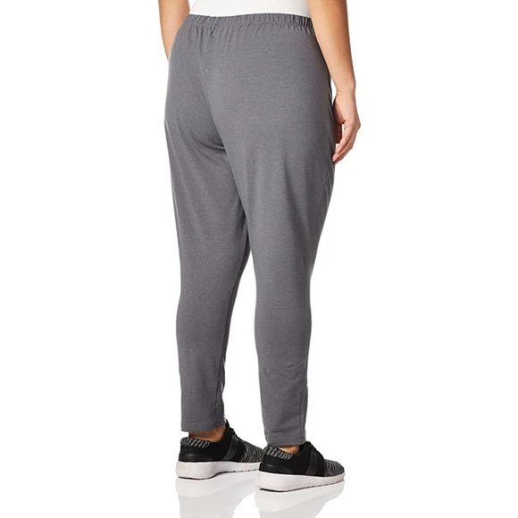 NWOT Just My Size Women's Plus-Size Stretch Jersey Full Length Leggings Charcoal - Picture 2 of 11